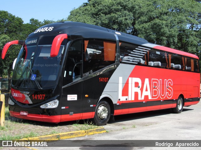 Lirabus 14107 na cidade de São Paulo, São Paulo, Brasil, por Rodrigo  Aparecido. Número da foto: #6190522.
