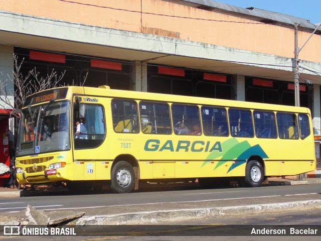 Viação Garcia 7527 na cidade de Londrina, Paraná, Brasil, por Anderson  Bacelar. ID da foto: 6190064.