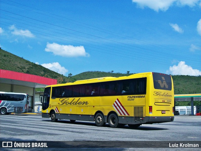 Viação Itapemirim 45289 na cidade de Juiz de Fora, Minas Gerais, Brasil, por Luiz Krolman. ID da foto: 6189645.