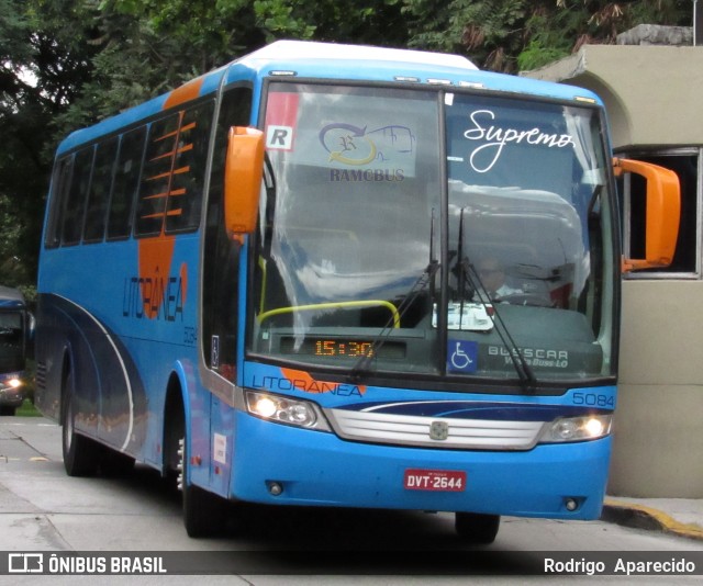 Litorânea Transportes Coletivos 5084 na cidade de São Paulo, São Paulo, Brasil, por Rodrigo  Aparecido. ID da foto: 6190525.