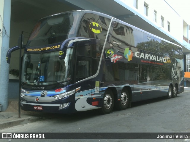 Carvalho Tur Transportes e Turismo 1001 na cidade de Curvelo, Minas Gerais, Brasil, por Josimar Vieira. Número da foto: #6141202.