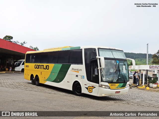 Empresa Gontijo de Transportes 11855 na cidade de João Monlevade, Minas Gerais, Brasil, por Antonio Carlos Fernandes. ID da foto: 6140271.