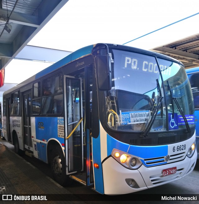 Transwolff Transportes e Turismo 6 6628 na cidade de São Paulo, São Paulo, Brasil, por Michel Nowacki. Número da foto: #6141233.