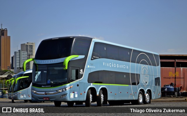 Viação Garcia 7347 na cidade de Londrina, Paraná, Brasil, por Thiago Oliveira Zukerman. Número da foto: #6140535.