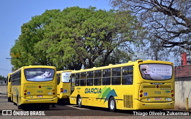 Viação Garcia 7725 na cidade de Londrina, Paraná, Brasil, por Thiago Oliveira Zukerman. ID da foto: 6140544.