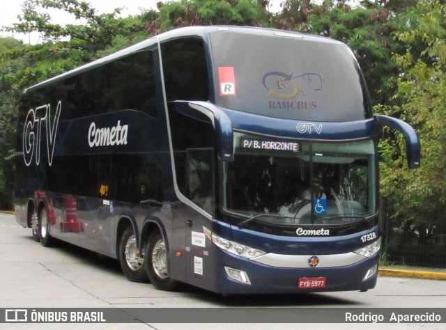 Viação Cometa 17328 na cidade de São Paulo, São Paulo, Brasil, por Rodrigo  Aparecido. Número da foto: #6140941.
