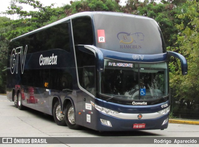 Viação Cometa 17328 na cidade de São Paulo, São Paulo, Brasil, por Rodrigo  Aparecido. ID da foto: 6140941.