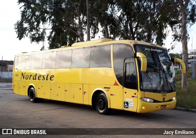 Viação Nordeste 1340 na cidade de Natal, Rio Grande do Norte, Brasil, por Jacy Emiliano. Número da foto: #6191112.
