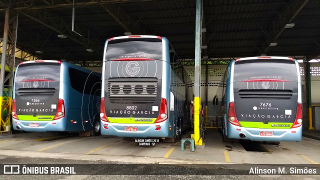 Viação Garcia 8802 na cidade de Campinas, São Paulo, Brasil, por Alinson M. Simões. Número da foto: #6192823.