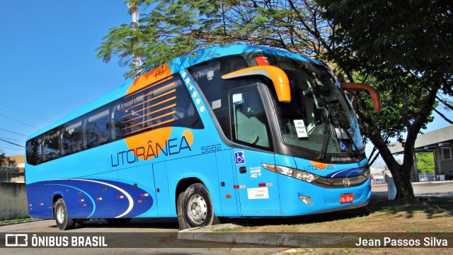 Litorânea Transportes Coletivos 5682 na cidade de Mogi das Cruzes, São Paulo, Brasil, por Jean Passos Silva. ID da foto: 6191139.