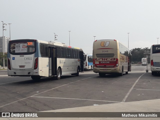 Real Auto Ônibus C41022 na cidade de Rio de Janeiro, Rio de Janeiro, Brasil, por Matheus Mikaimitis . Número da foto: #6192422.