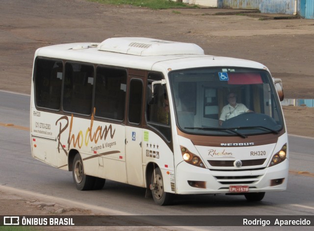 Rhodan Turismo e Viagens RH320 na cidade de Conselheiro Lafaiete, Minas Gerais, Brasil, por Rodrigo  Aparecido. Número da foto: #6192268.