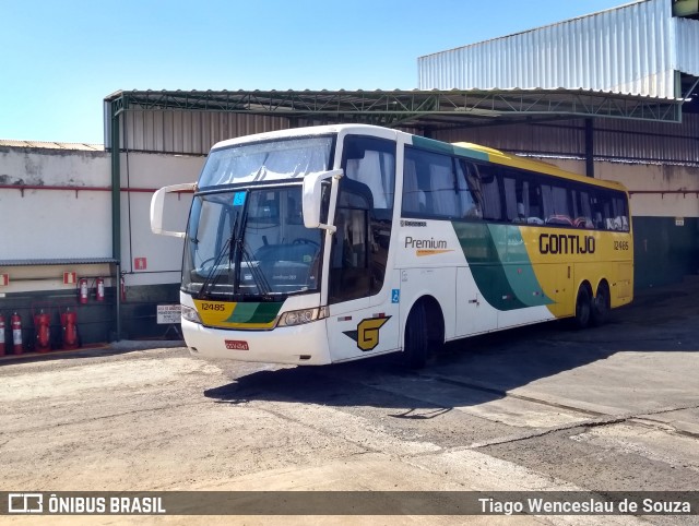 Empresa Gontijo de Transportes 12485 na cidade de Uberaba, Minas Gerais, Brasil, por Tiago Wenceslau de Souza. ID da foto: 6141534.