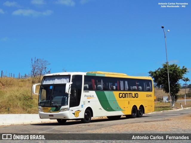 Empresa Gontijo de Transportes 12245 na cidade de João Monlevade, Minas Gerais, Brasil, por Antonio Carlos Fernandes. ID da foto: 6141596.