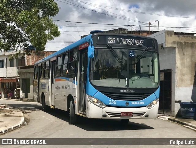 Expresso Vera Cruz 256 na cidade de Recife, Pernambuco, Brasil, por Felipe Luiz. Número da foto: #6141489.