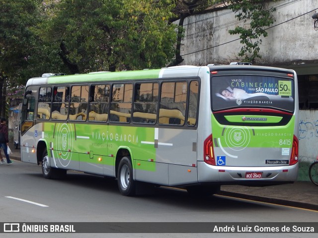 Viação Garcia 8415 na cidade de Londrina, Paraná, Brasil, por André Luiz Gomes de Souza. Número da foto: #6142082.