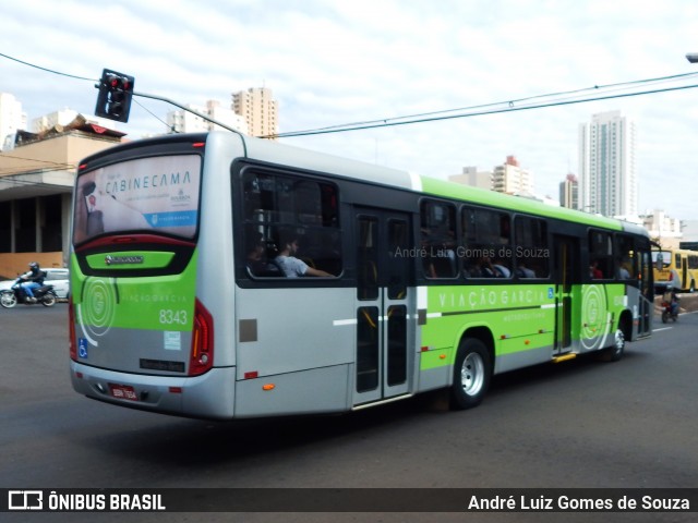Viação Garcia 8343 na cidade de Londrina, Paraná, Brasil, por André Luiz Gomes de Souza. Número da foto: #6142074.