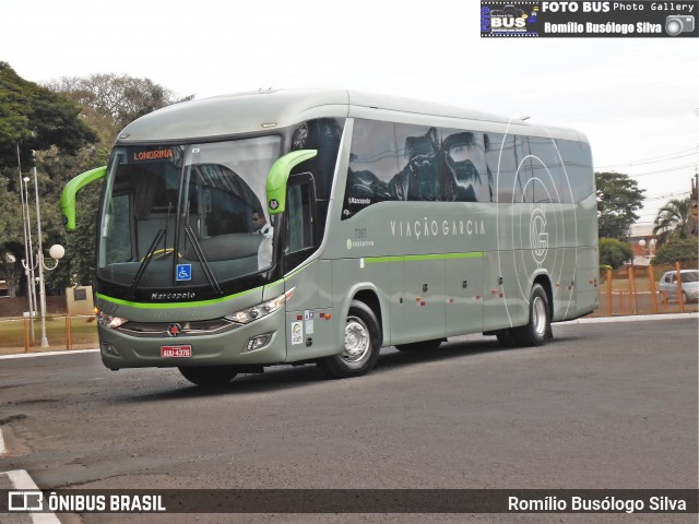 Viação Garcia 7397 na cidade de Rolândia, Paraná, Brasil, por Romílio Busólogo Silva . ID da foto: 6142432.