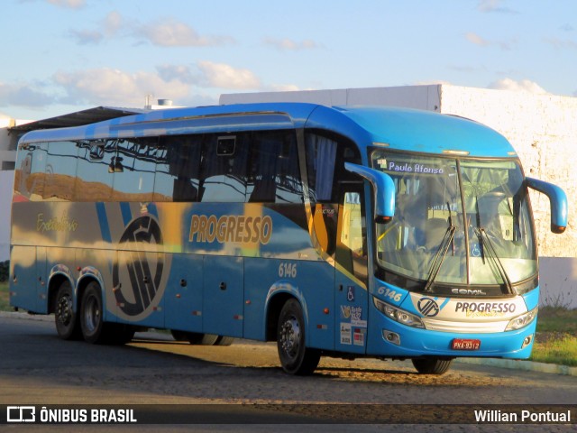 Auto Viação Progresso 6146 na cidade de Petrolina, Pernambuco, Brasil, por Willian Pontual. ID da foto: 6145052.