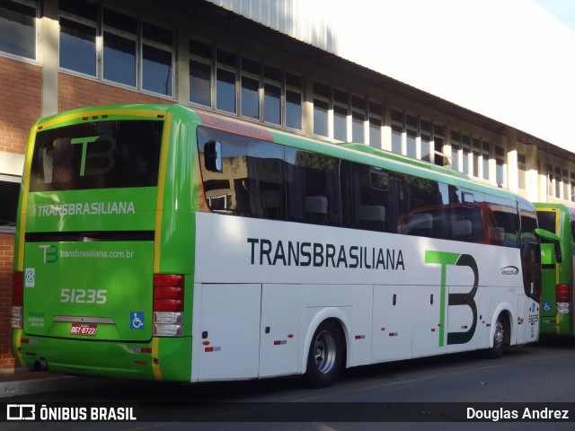 Transbrasiliana Transportes e Turismo 51235 na cidade de Goiânia, Goiás, Brasil, por Douglas Andrez. Número da foto: #6144794.