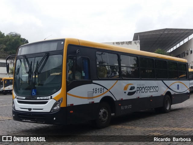 Viação Progresso 18181 na cidade de Três Rios, Rio de Janeiro, Brasil, por Ricardo  Barbosa. ID da foto: 6144027.