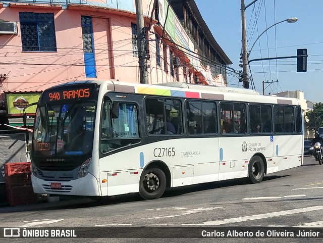 Caprichosa Auto Ônibus C27165 na cidade de Rio de Janeiro, Rio de Janeiro, Brasil, por Carlos Alberto de Oliveira Júnior. ID da foto: 6145111.