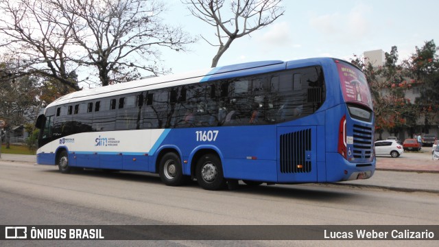 Canasvieiras Transportes 11607 na cidade de Florianópolis, Santa Catarina, Brasil, por Lucas Weber Calizario. Número da foto: #6143090.
