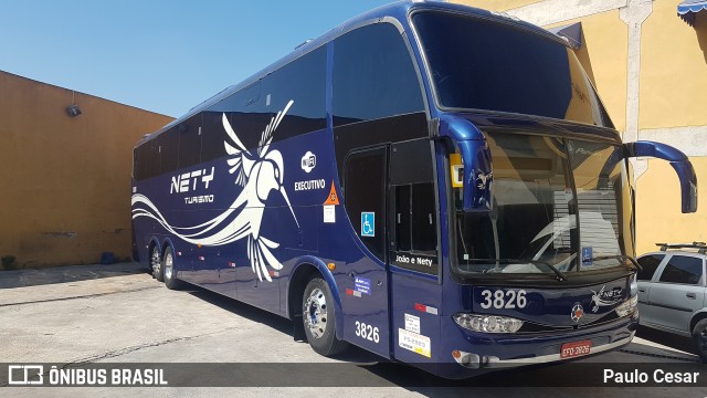 Nety Turismo 3826 na cidade de Osasco, São Paulo, Brasil, por Paulo Cesar. Número da foto: #6144087.