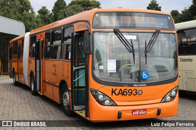 Viação Tamandaré KA693 na cidade de Campo Largo, Paraná, Brasil, por Luiz Felipe Ferreira. ID da foto: 6145269.