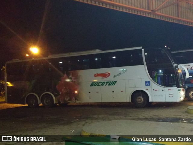 Eucatur - Empresa União Cascavel de Transportes e Turismo 4426 na cidade de Vilhena, Rondônia, Brasil, por Gian Lucas  Santana Zardo. Número da foto: #6144640.