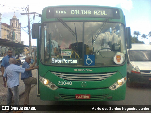 OT Trans - Ótima Salvador Transportes 21048 na cidade de Salvador, Bahia, Brasil, por Mario dos Santos Nogueira Junior. ID da foto: 6143808.