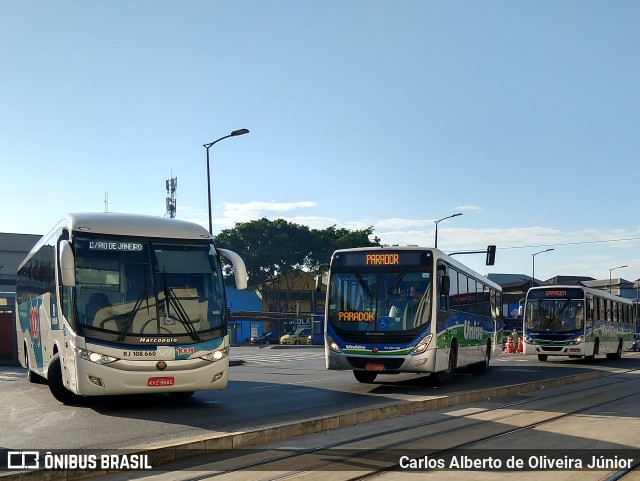 Auto Viação 1001 RJ 108.660 na cidade de Rio de Janeiro, Rio de Janeiro, Brasil, por Carlos Alberto de Oliveira Júnior. ID da foto: 6142889.