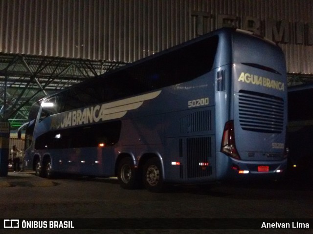 Viação Águia Branca 50200 na cidade de Santo Antônio de Jesus, Bahia, Brasil, por Aneivan Lima. ID da foto: 6143737.