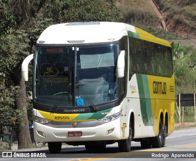Empresa Gontijo de Transportes 18555 na cidade de Nova Era, Minas Gerais, Brasil, por Rodrigo  Aparecido. Número da foto: #6144606.