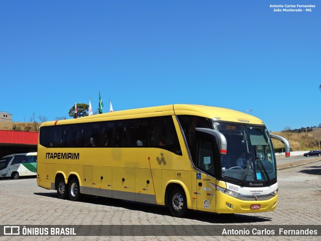 Viação Itapemirim 60503 na cidade de João Monlevade, Minas Gerais, Brasil, por Antonio Carlos Fernandes. ID da foto: 6143464.