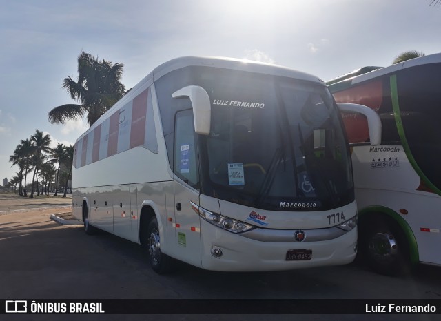 EPTur Turismo 7774 na cidade de Maceió, Alagoas, Brasil, por Luiz Fernando. Número da foto: #6144596.