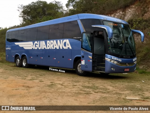 Viação Águia Branca RJ 544.013 na cidade de Tiradentes, Minas Gerais, Brasil, por Vicente de Paulo Alves. Número da foto: #6143596.