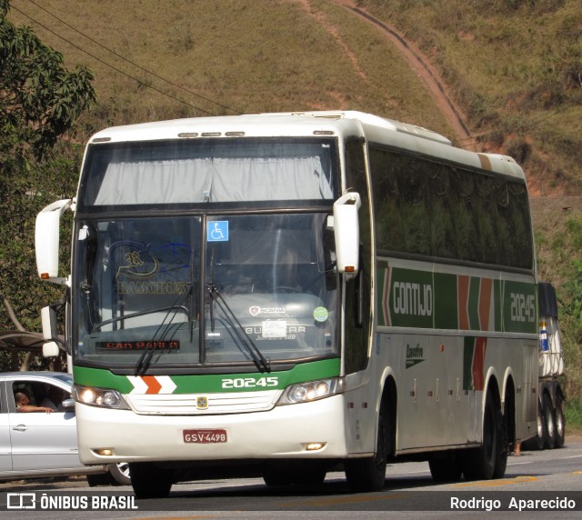 Empresa Gontijo de Transportes 20245 na cidade de Nova Era, Minas Gerais, Brasil, por Rodrigo  Aparecido. Número da foto: #6144594.