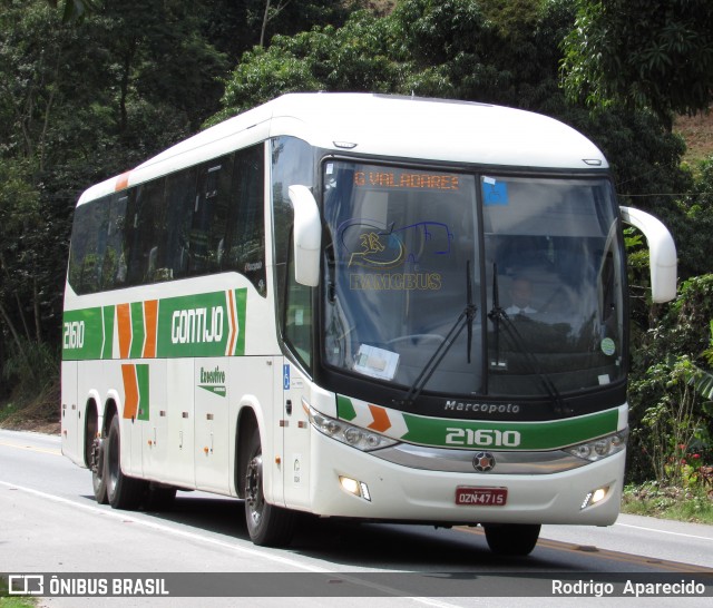Empresa Gontijo de Transportes 21610 na cidade de Nova Era, Minas Gerais, Brasil, por Rodrigo  Aparecido. Número da foto: #6144599.