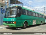 Ônibus Particulares 318 na cidade de Matozinhos, Minas Gerais, Brasil, por Vicente de Paulo Alves. ID da foto: :id.