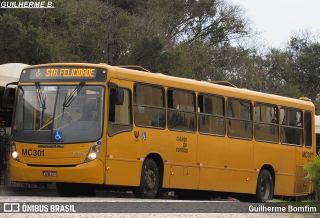 Auto Viação Mercês MC301 na cidade de Curitiba, Paraná, Brasil, por Guilherme Bomfim. Número da foto: #6146440.