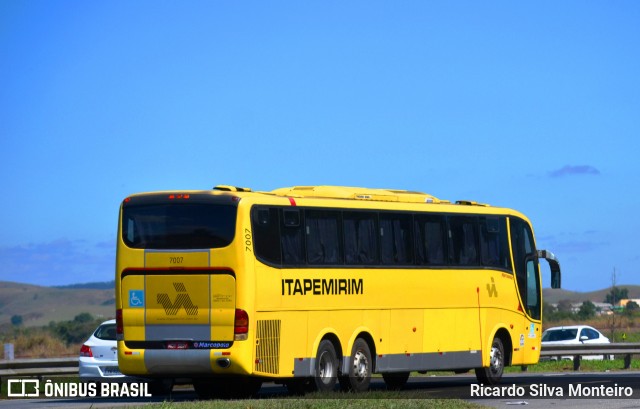 Viação Itapemirim 7007 na cidade de Porto Real, Rio de Janeiro, Brasil, por Ricardo Silva Monteiro. Número da foto: #6146719.
