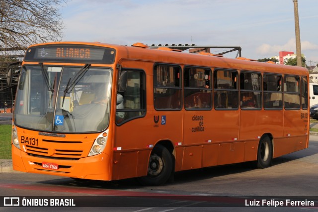 Transporte Coletivo Glória BA131 na cidade de Curitiba, Paraná, Brasil, por Luiz Felipe Ferreira. ID da foto: 6145278.