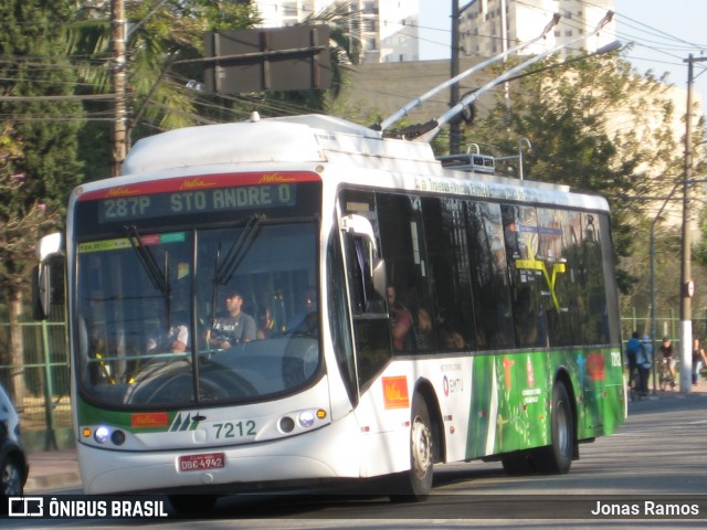 Metra - Sistema Metropolitano de Transporte 7212 na cidade de São Bernardo do Campo, São Paulo, Brasil, por Jonas Ramos. Número da foto: #6146187.