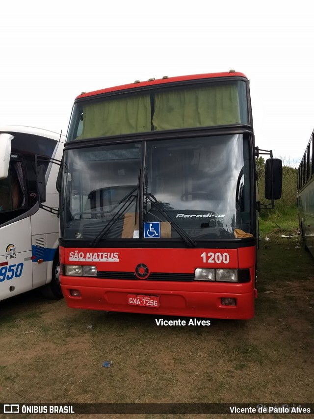 São Mateus Turismo 1200 na cidade de Tiradentes, Minas Gerais, Brasil, por Vicente de Paulo Alves. Número da foto: #6146019.
