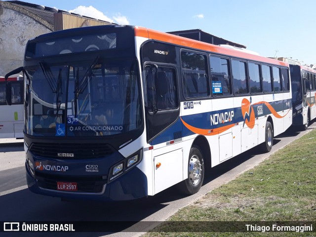 Viação Novacap C51512 na cidade de Brasil, por Thiago Formaggini. Número da foto: #6146479.