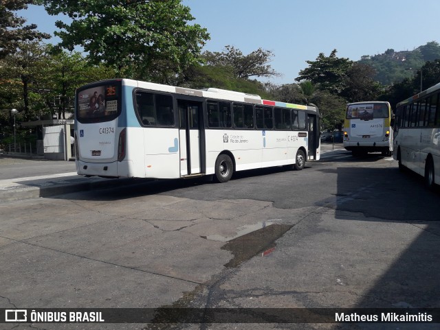 Real Auto Ônibus C41374 na cidade de Rio de Janeiro, Rio de Janeiro, Brasil, por Matheus Mikaimitis . Número da foto: #6145378.