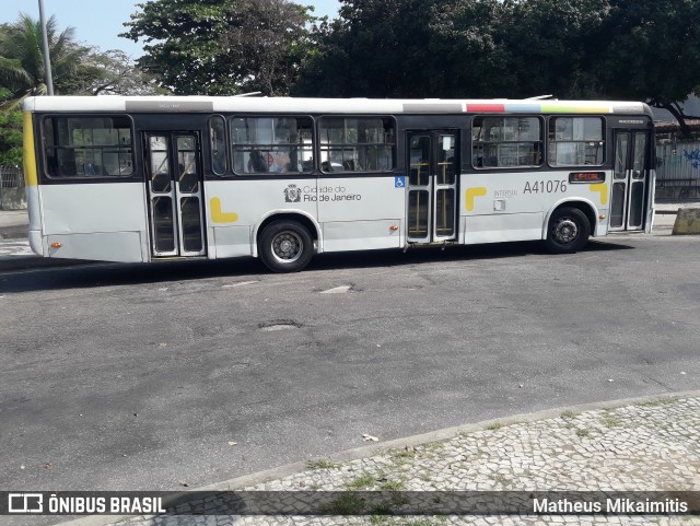 Real Auto Ônibus A41076 na cidade de Rio de Janeiro, Rio de Janeiro, Brasil, por Matheus Mikaimitis . Número da foto: #6145379.