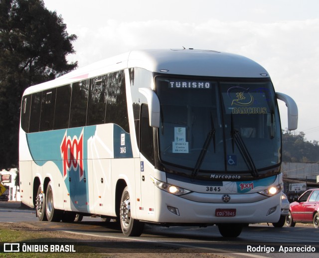 Auto Viação 1001 3845 na cidade de Conselheiro Lafaiete, Minas Gerais, Brasil, por Rodrigo  Aparecido. Número da foto: #6148424.