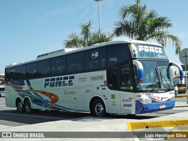 Ponce Turismo 5400 na cidade de Aparecida, São Paulo, Brasil, por Luis Henrique Silva. Número da foto: #6147951.